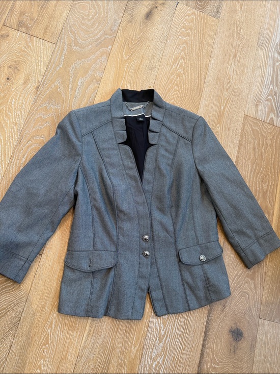 White House Black Market Jackets & Blazers - White House Black Market Peplum Blazer Size 12